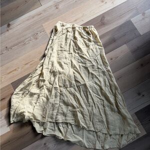 CP Shades High Low Skirt in Cream